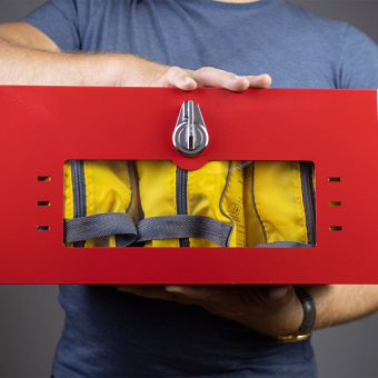 Контейнер Шанс-3 (на 3 изделия) с пломбой и наклейками